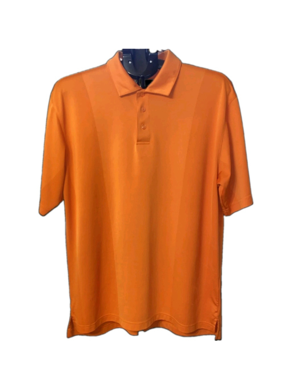 Tehama Mens Polo Sz L Burnt Orange Oak Ford Country Club Golf Performance
